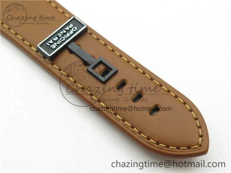 StreetReady PAM005 P Noob 1:1 Best Edition on Brown Leather Strap A6497 with Y-Incabloc V12s 8388