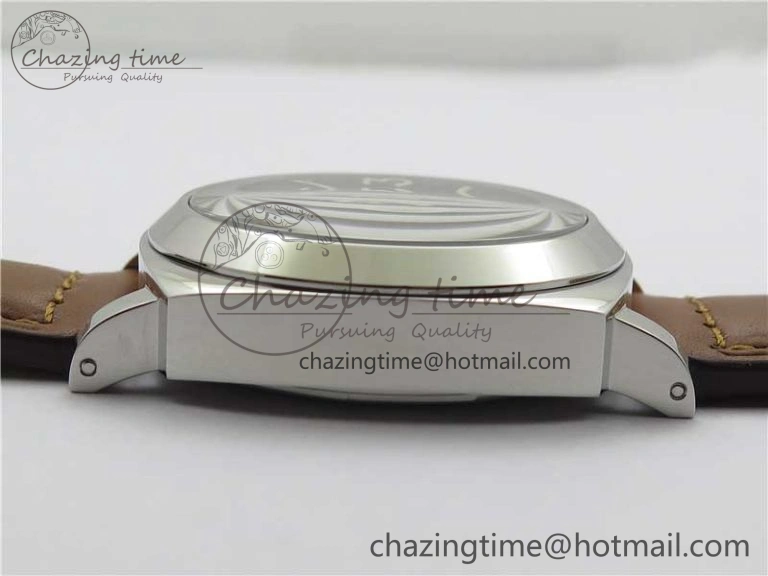 Sleek PAM005 VSF 1:1 Best Edition on Brown Calf leather Strap A6497 ( Free Strap ) 8396