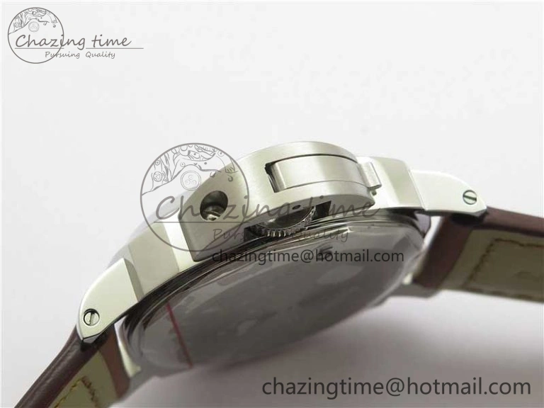 Sleek PAM005 VSF 1:1 Best Edition on Brown Calf leather Strap A6497 ( Free Strap ) 8396