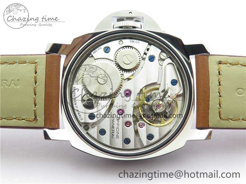 Sleek PAM005 VSF 1:1 Best Edition on Brown Calf leather Strap A6497 ( Free Strap ) 8396