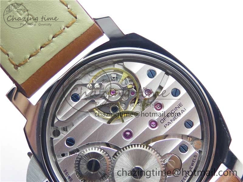 Sleek PAM005 VSF 1:1 Best Edition on Brown Calf leather Strap A6497 ( Free Strap ) 8396