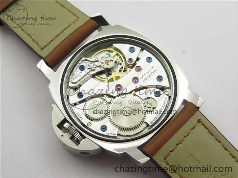 Sleek PAM005 VSF 1:1 Best Edition on Brown Calf leather Strap A6497 ( Free Strap ) 8396