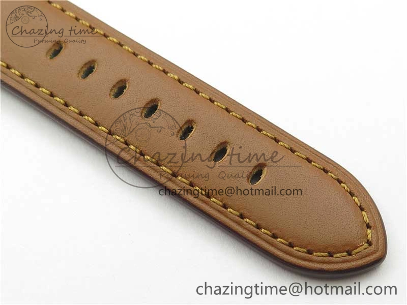 Sleek PAM005 VSF 1:1 Best Edition on Brown Calf leather Strap A6497 ( Free Strap ) 8396
