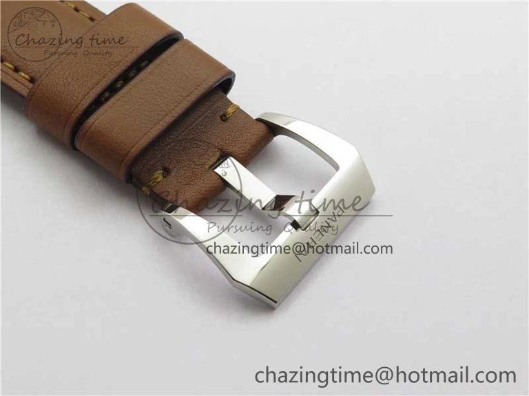 Sleek PAM005 VSF 1:1 Best Edition on Brown Calf leather Strap A6497 ( Free Strap ) 8396
