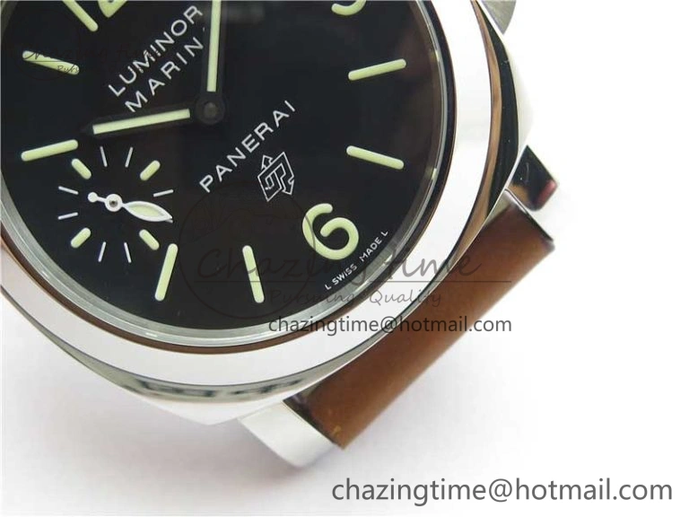 Sleek PAM005 VSF 1:1 Best Edition on Brown Calf leather Strap A6497 ( Free Strap ) 8396