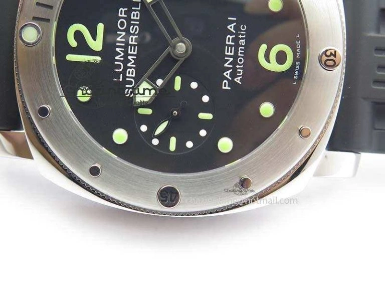 Popular PAM024 R V6F Best Edition Black Dial On Black Rubber Strap A 8488