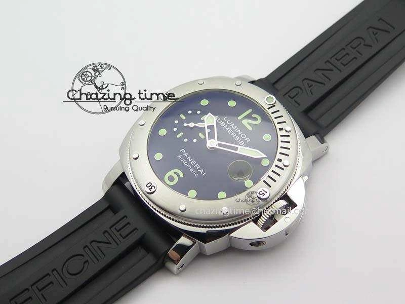 Popular PAM024 R V6F Best Edition Black Dial On Black Rubber Strap A 8488