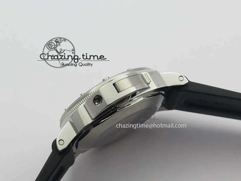 Popular PAM024 R V6F Best Edition Black Dial On Black Rubber Strap A 8488