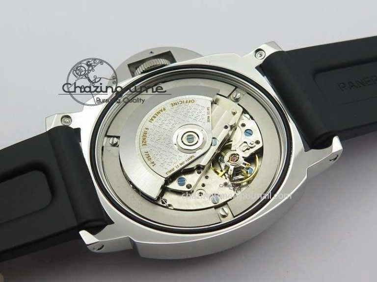 Popular PAM024 R V6F Best Edition Black Dial On Black Rubber Strap A 8488