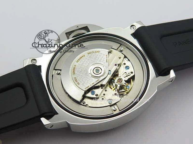 Popular PAM024 R V6F Best Edition Black Dial On Black Rubber Strap A 8488