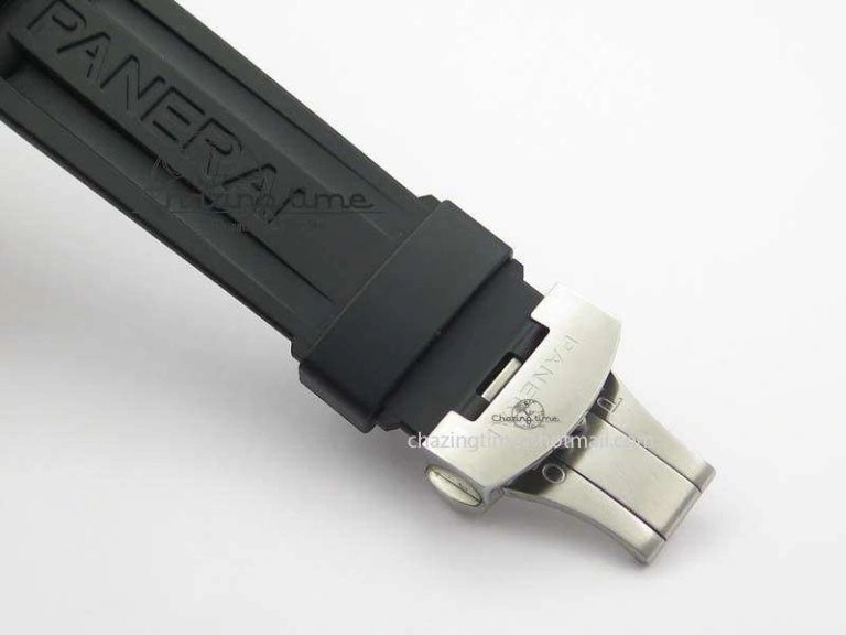 Popular PAM024 R V6F Best Edition Black Dial On Black Rubber Strap A 8488