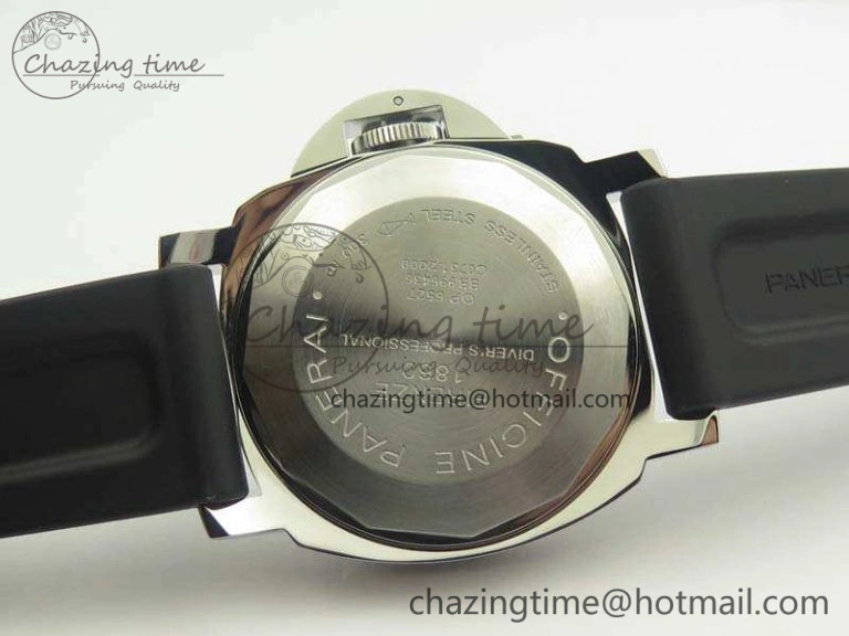 PAM024 XF 1:1 Best Edition Black Dial On Rubber Strap A7750 V Supportive 8437