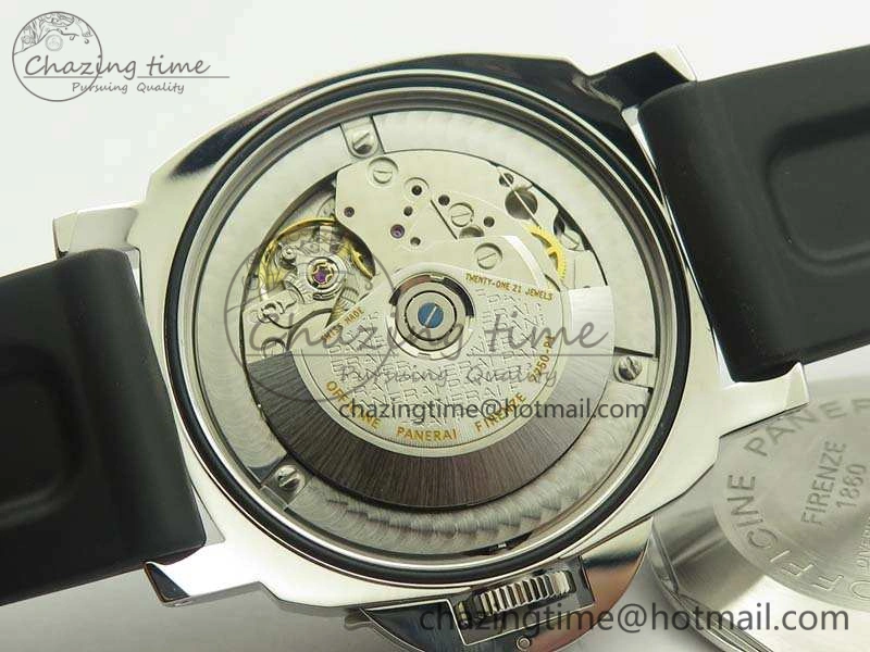 PAM024 XF 1:1 Best Edition Black Dial On Rubber Strap A7750 V Supportive 8437