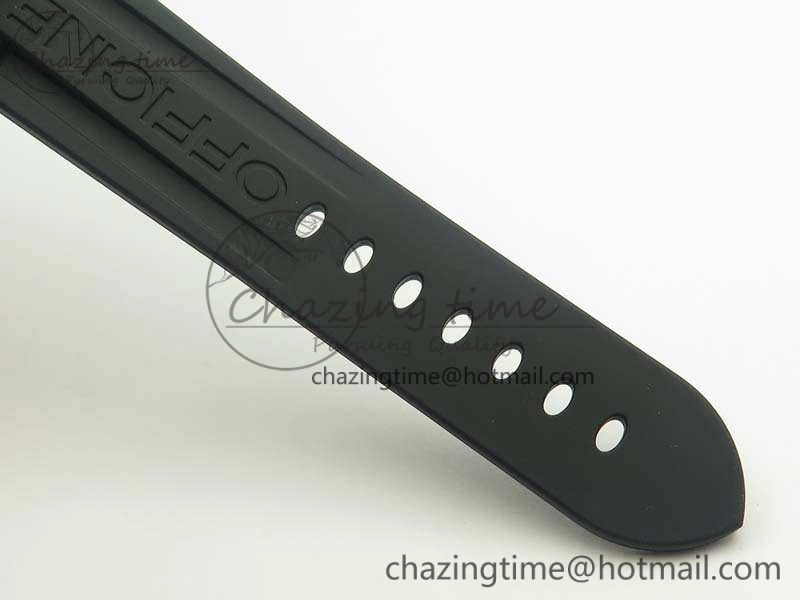 PAM024 XF 1:1 Best Edition Black Dial On Rubber Strap A7750 V Supportive 8437