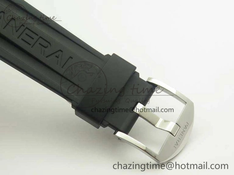 PAM024 XF 1:1 Best Edition Black Dial On Rubber Strap A7750 V Supportive 8437