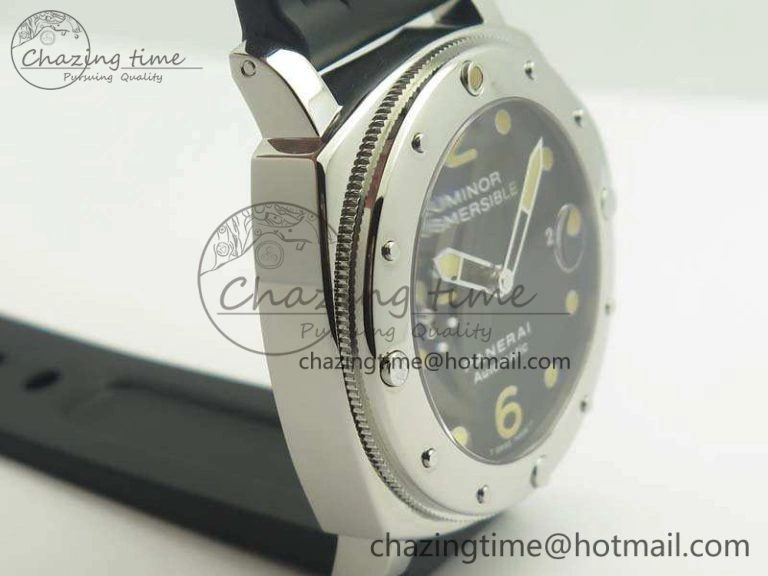 PAM024 XF 1:1 Best Edition Black Dial On Rubber Strap A7750 V Supportive 8437