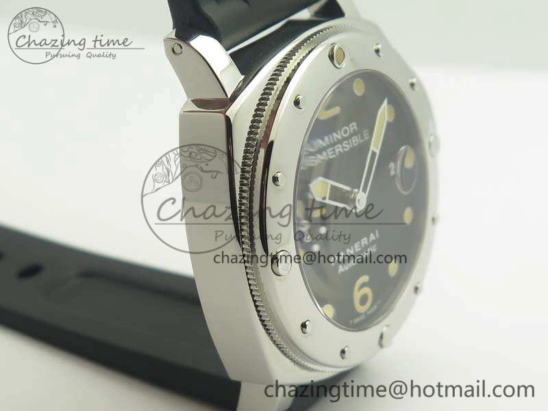 PAM024 XF 1:1 Best Edition Black Dial On Rubber Strap A7750 V Supportive 8437