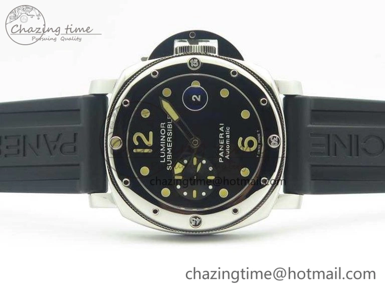 PAM024 XF 1:1 Best Edition Black Dial On Rubber Strap A7750 V Supportive 8437