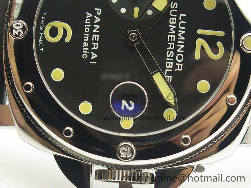 PAM024 XF 1:1 Best Edition Black Dial On Rubber Strap A7750 V Supportive 8437