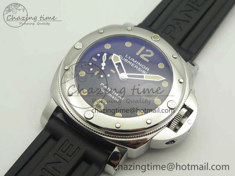 PAM024 XF 1:1 Best Edition Black Dial On Rubber Strap A7750 V Supportive 8437