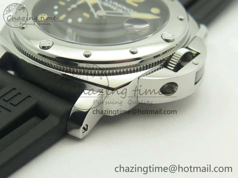 PAM024 XF 1:1 Best Edition Black Dial On Rubber Strap A7750 V Supportive 8437