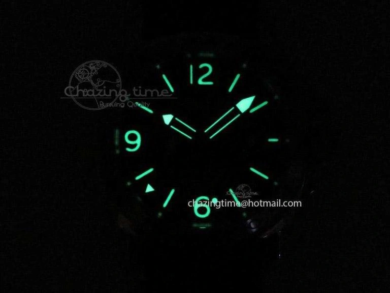 PAM029 Noob 1:1 Best Edition on Black Rubber Strap Affordable 8602