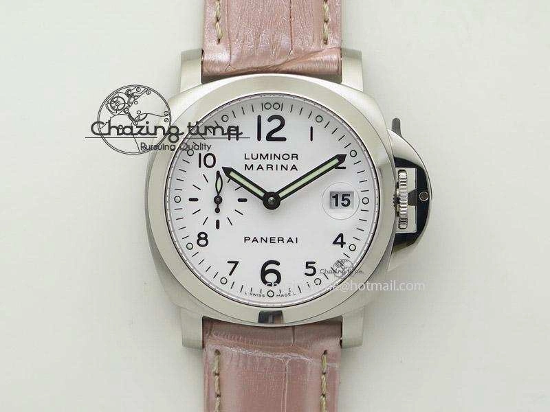 OnTrend PAM049 F V6F 1:1 Best Edition On Pink Leather Strap A 8540