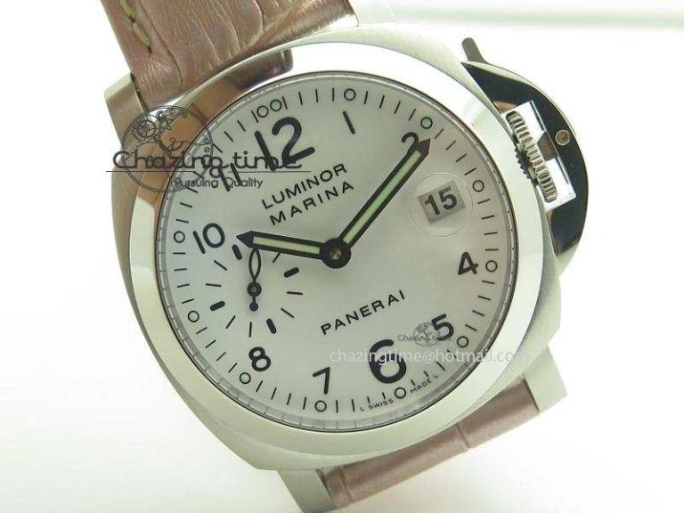 OnTrend PAM049 F V6F 1:1 Best Edition On Pink Leather Strap A 8540