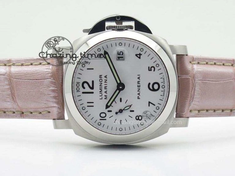 OnTrend PAM049 F V6F 1:1 Best Edition On Pink Leather Strap A 8540