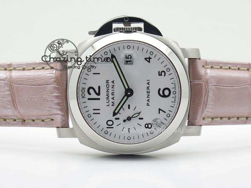 OnTrend PAM049 F V6F 1:1 Best Edition On Pink Leather Strap A 8540