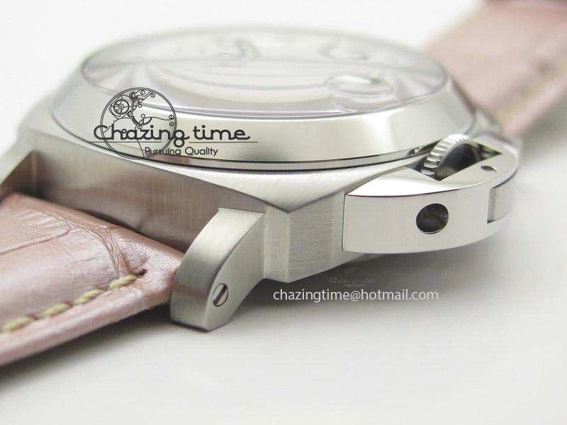OnTrend PAM049 F V6F 1:1 Best Edition On Pink Leather Strap A 8540