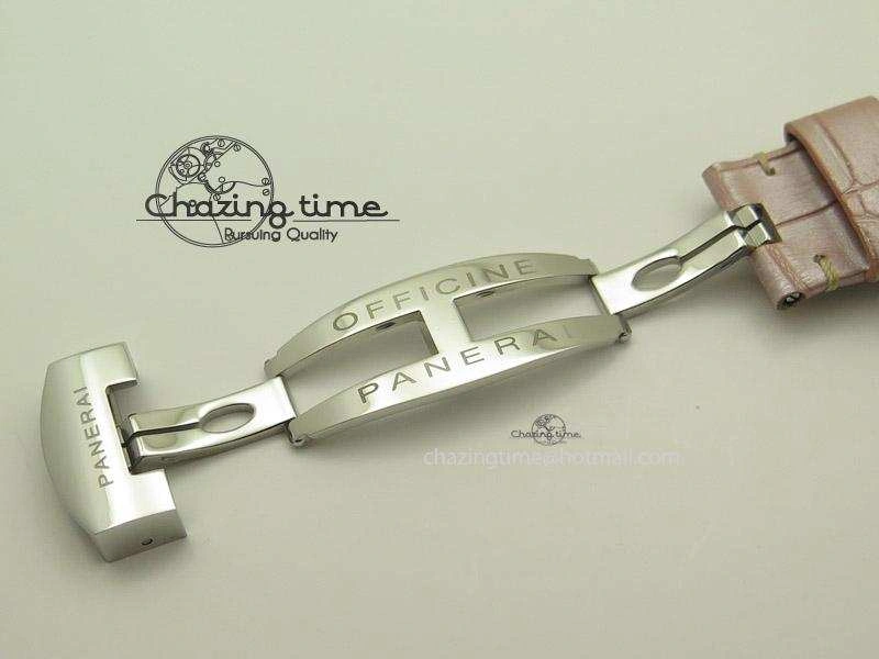 OnTrend PAM049 F V6F 1:1 Best Edition On Pink Leather Strap A 8540