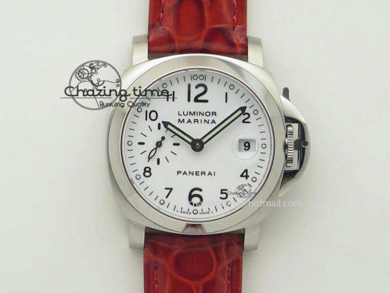 PAM049 F V6F 1:1 Best Edition On Red Leather Strap A Chic 8543