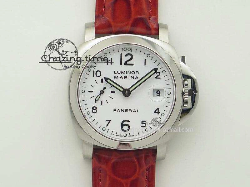 PAM049 F V6F 1:1 Best Edition On Red Leather Strap A Chic 8543