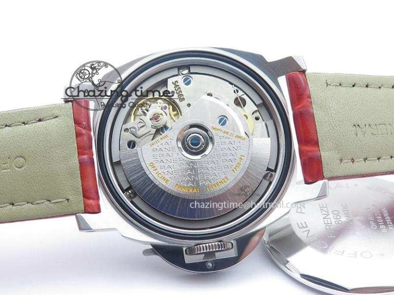 PAM049 F V6F 1:1 Best Edition On Red Leather Strap A Chic 8543