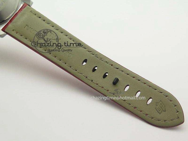 PAM049 F V6F 1:1 Best Edition On Red Leather Strap A Chic 8543