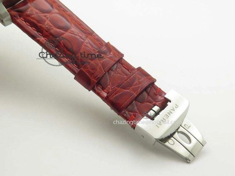 PAM049 F V6F 1:1 Best Edition On Red Leather Strap A Chic 8543