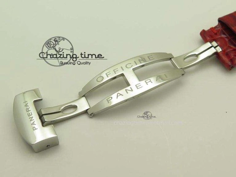 PAM049 F V6F 1:1 Best Edition On Red Leather Strap A Chic 8543