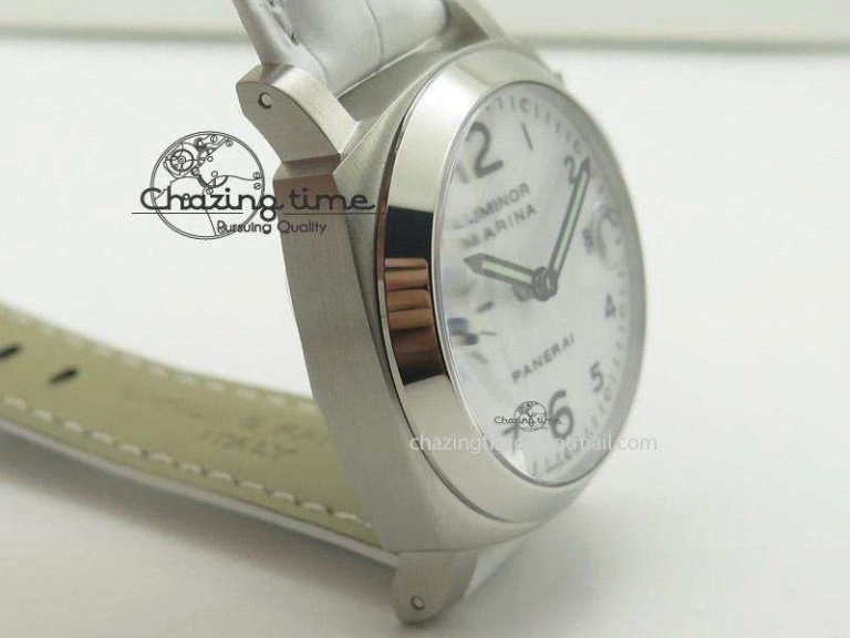 Sophisticated PAM049 F V6F 1:1 Best Edition On White Leather Strap A 8546