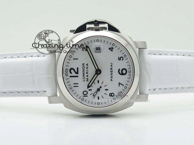 Sophisticated PAM049 F V6F 1:1 Best Edition On White Leather Strap A 8546