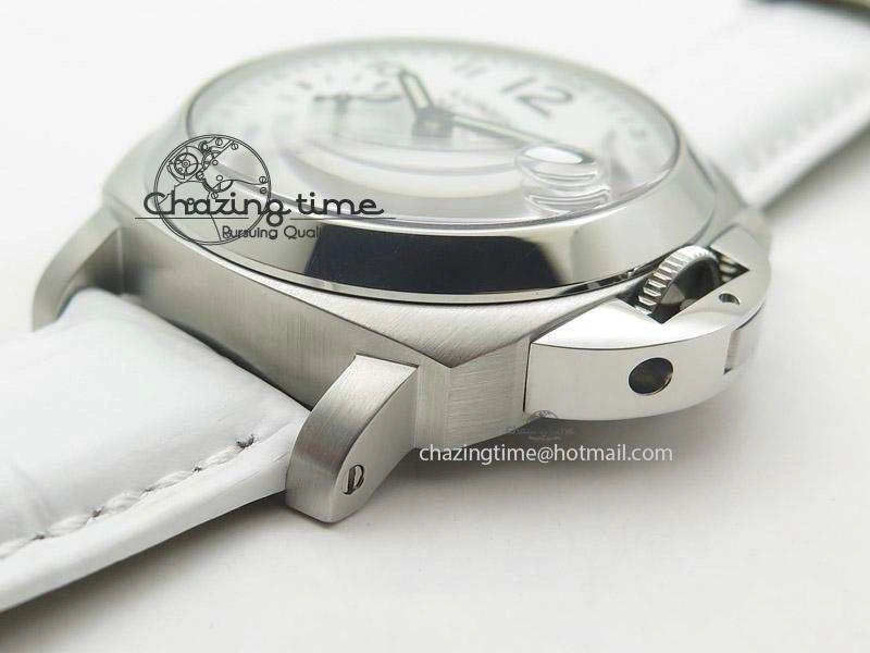 Sophisticated PAM049 F V6F 1:1 Best Edition On White Leather Strap A 8546