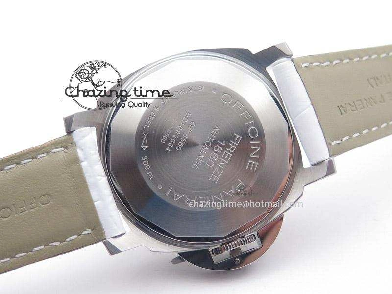 Sophisticated PAM049 F V6F 1:1 Best Edition On White Leather Strap A 8546