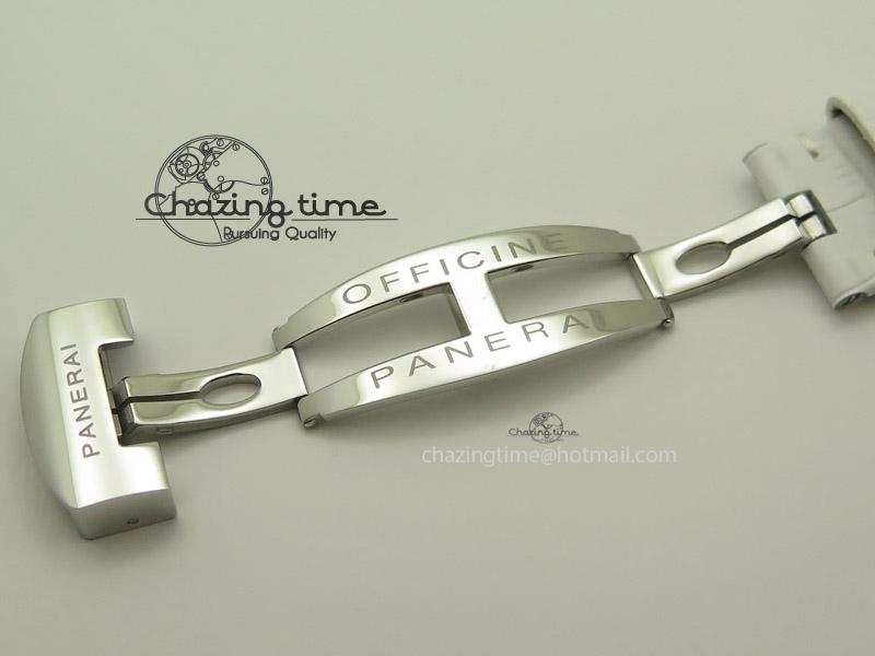 Sophisticated PAM049 F V6F 1:1 Best Edition On White Leather Strap A 8546