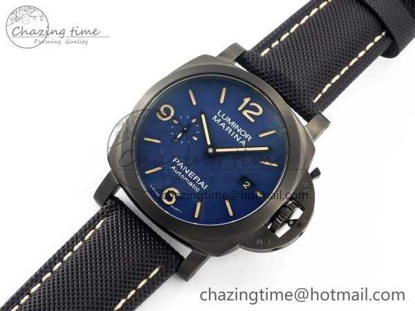 Upgraded PAM1021 W TTF 1:1 Best Edition on Blue Nylon Strap P 8324