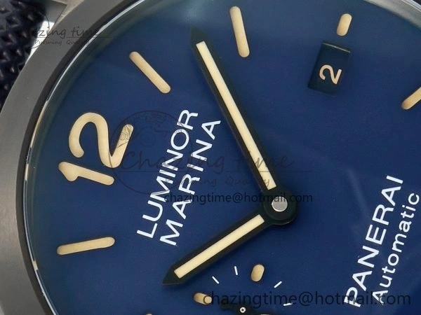Upgraded PAM1021 W TTF 1:1 Best Edition on Blue Nylon Strap P 8324