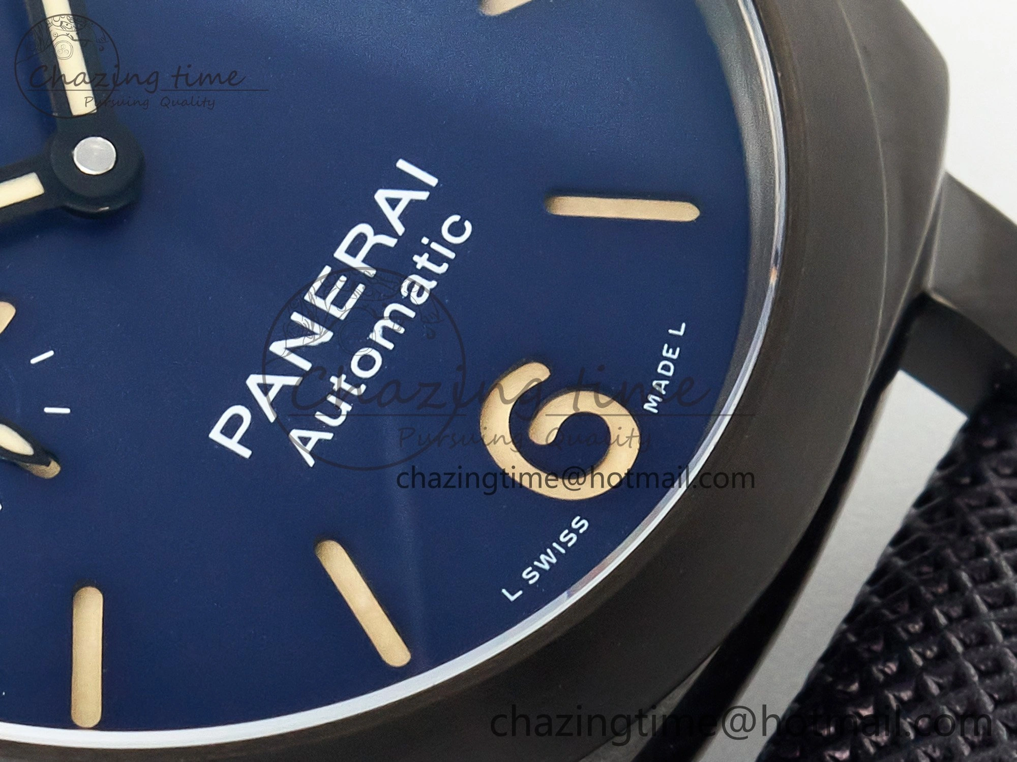 Upgraded PAM1021 W TTF 1:1 Best Edition on Blue Nylon Strap P 8324