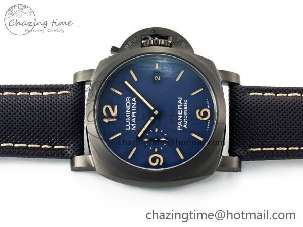 Upgraded PAM1021 W TTF 1:1 Best Edition on Blue Nylon Strap P 8324