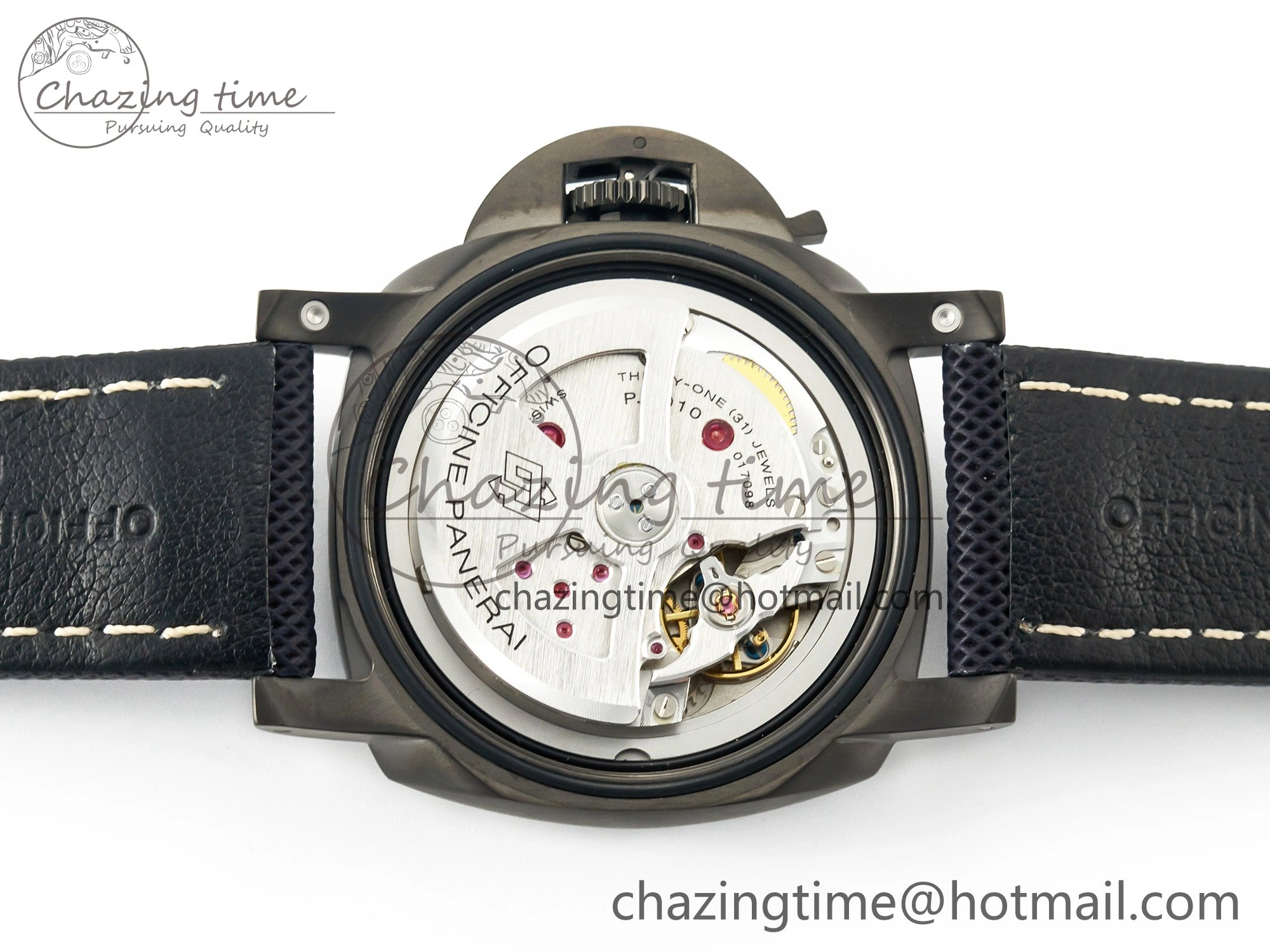 Upgraded PAM1021 W TTF 1:1 Best Edition on Blue Nylon Strap P 8324