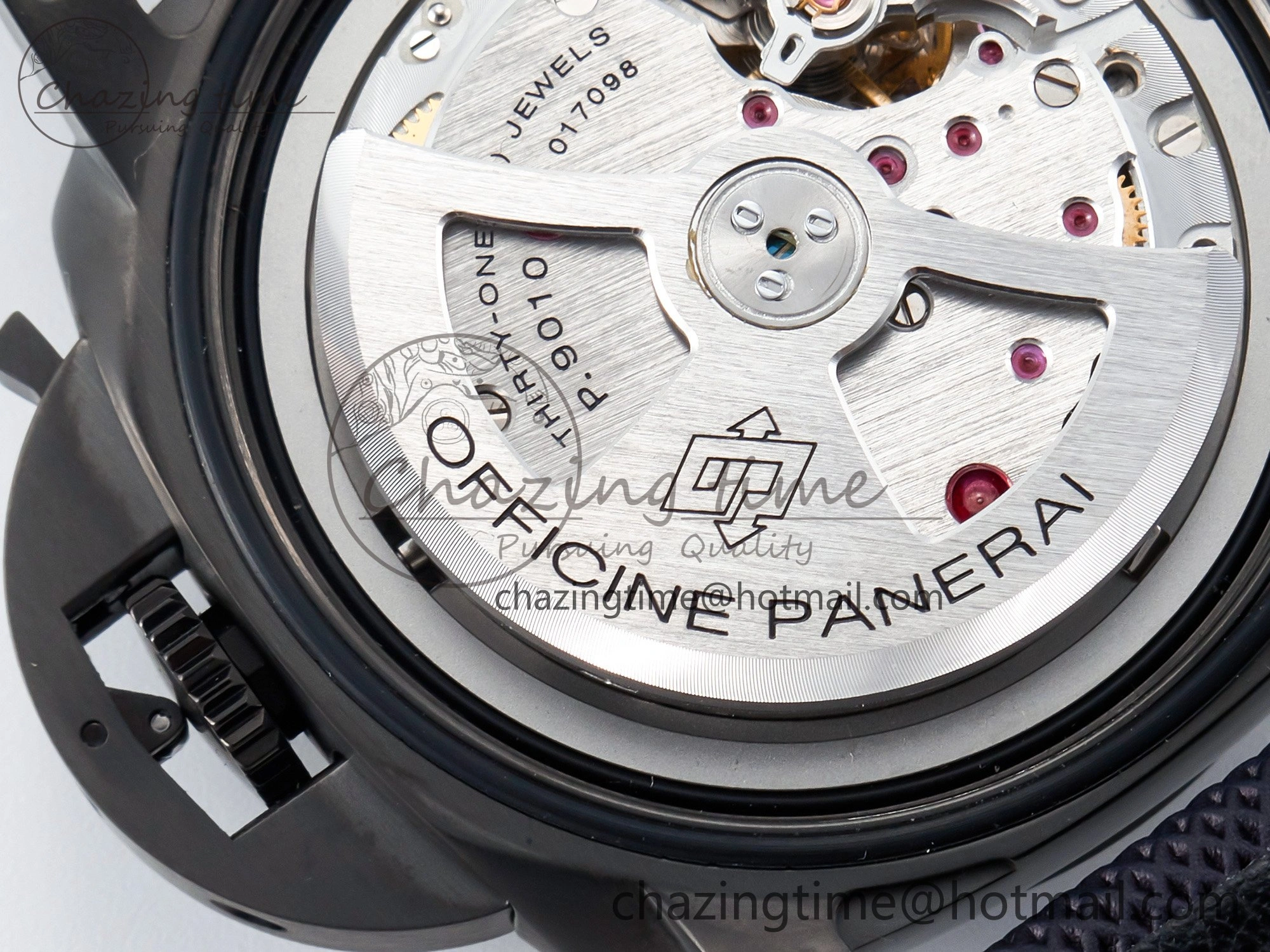 Upgraded PAM1021 W TTF 1:1 Best Edition on Blue Nylon Strap P 8324