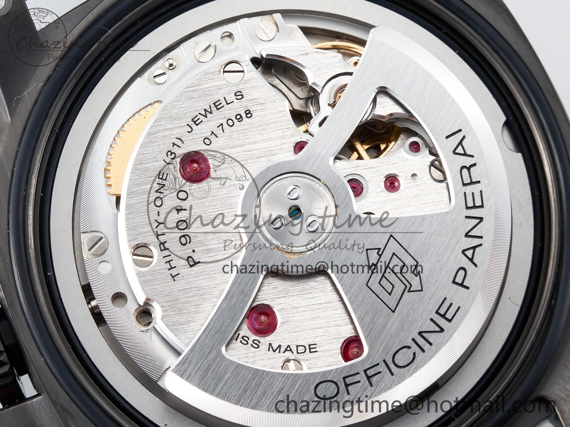 Upgraded PAM1021 W TTF 1:1 Best Edition on Blue Nylon Strap P 8324